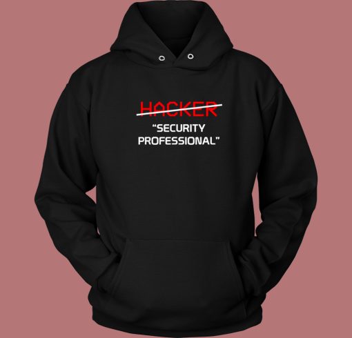 Hacker Security Professional Hoodie Style