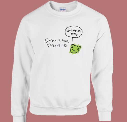 It Is Never Ogre 80s Sweatshirt