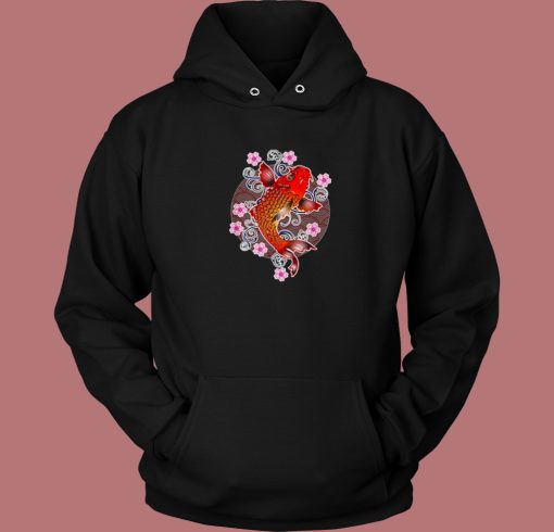 Japanese Koi Fish Graphic Hoodie Style