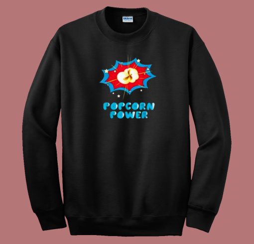 Popcorn Power Comic 80s Sweatshirt