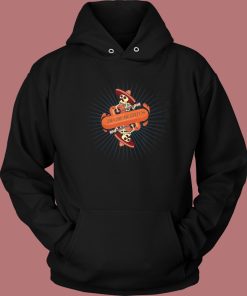 Skeleton Play Guitar Funny Hoodie Style