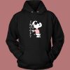 Cool Snoopy In Pink Hoodie Style