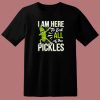 Eat All The Pickles Funny Dabbing 80s T Shirt Style