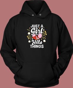 Just A Girl Who Hits Things Kickboxing Hoodie Style