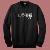 Love Nurse Valentines Day 80s Sweatshirt