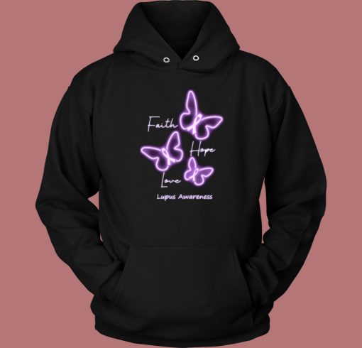 Lupus Awareness Graphic Hoodie Style