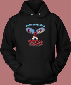 Top Deadpool Antidepression Pills Hoodie Style