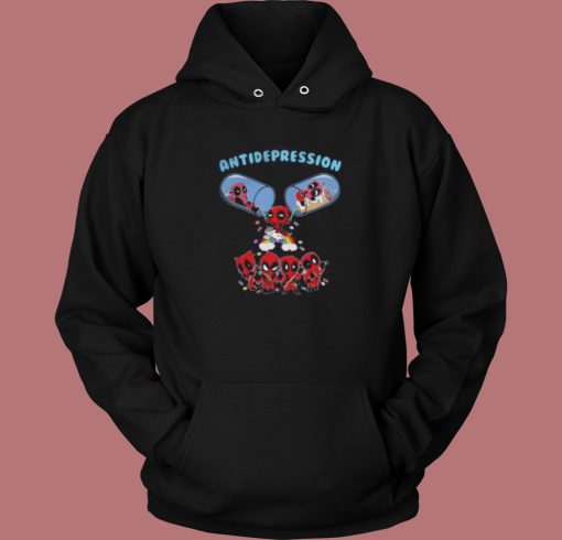 Top Deadpool Antidepression Pills Hoodie Style