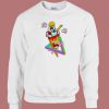 Eyes Scream Zombie 80s Sweatshirt