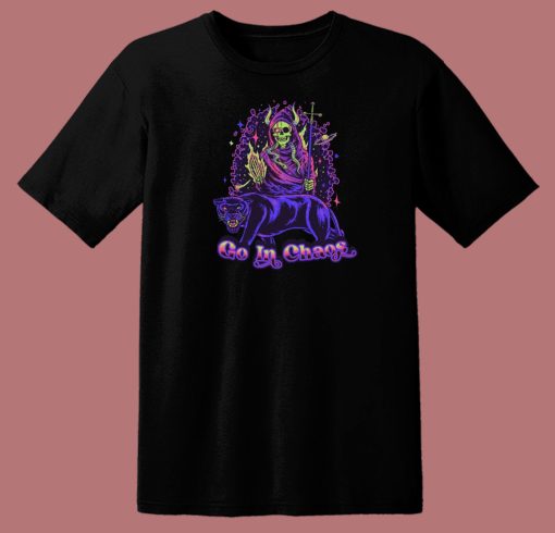 Go In Chaos With Satan 80s T Shirt Style