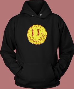 Melty Smiley Face Hoodie Style