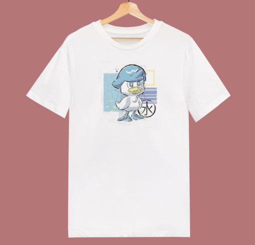 Water Duck Funny 80s T Shirt Style