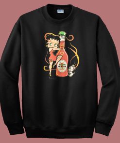 Betty Boop Hottie Sizzlin 80s Sweatshirt