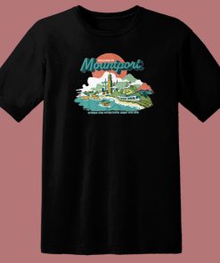 Welcome To Mountport Graphic T Shirt Style