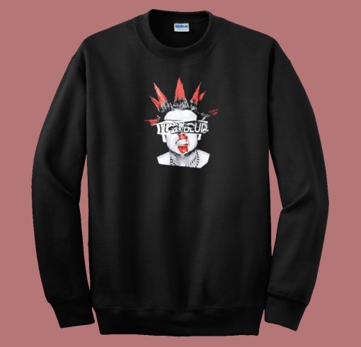 Yungblud Strawberry Lipstick 80s Sweatshirt