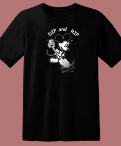 Dip and Rip Mickey T Shirt Style On Sale