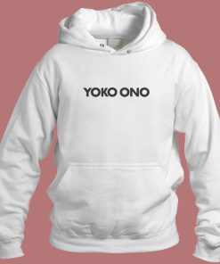 John Lennon Yoko Ono Hoodie Style On Sale