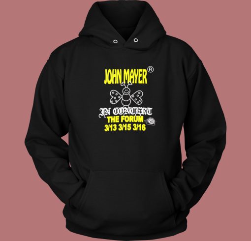 John Mayer In Concert The Forum Hoodie Style