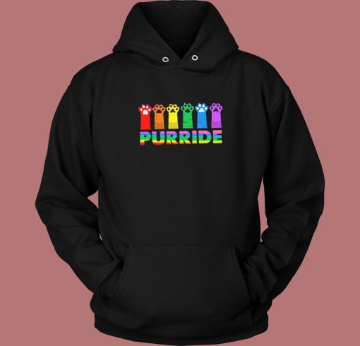 Purride Lgbt Pride Cat Hoodie Style