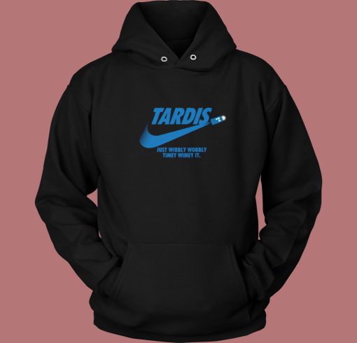 Tardis Wibbly Wobbly Timey Wimey Hoodie Style