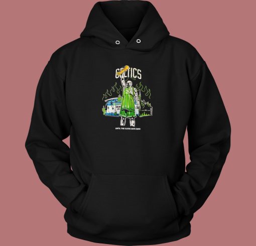 The Clock Says Zero Basketball Skull Hoodie Style