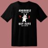 Adorable But Psycho Rabbit T Shirt Style On Sale