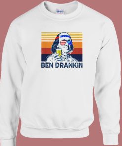 Ben Drankin Benjamin Franklin Sweatshirt On Sale