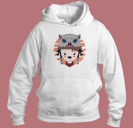 Inosuke Mask Tanjiro Hoodie Style On Sale