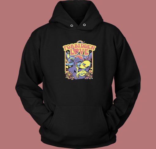 Forbidden Love Jesus Alien Hoodie Style