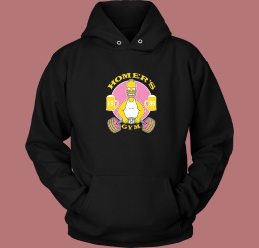 Homer Simpson Gym Hoodie Style