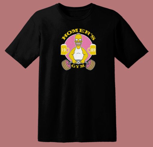 Homer Simpson Gym T Shirt Style