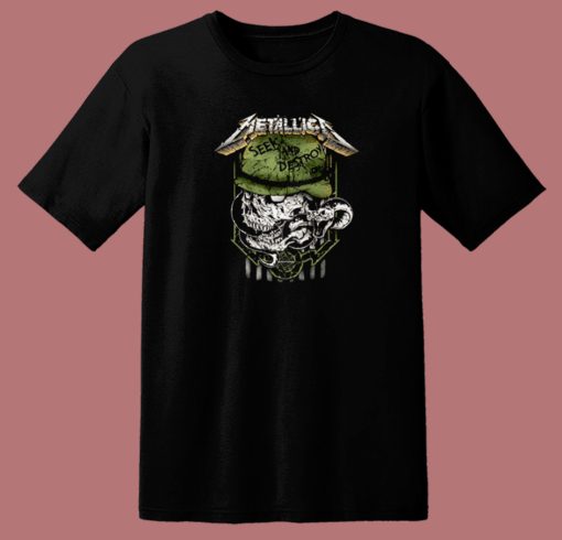 Metallica Seek And Destroy T Shirt Style