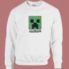 Minecraft Creeper Face Sweatshirt