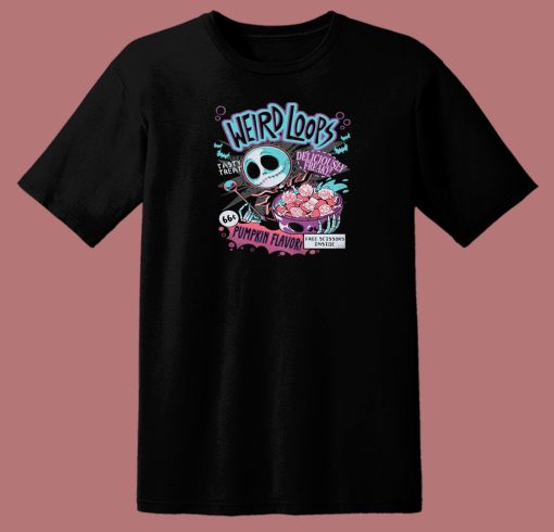 Weird Loops Skeleton T Shirt Style