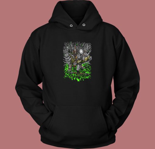 Wolf Knight Graphic Hoodie Style