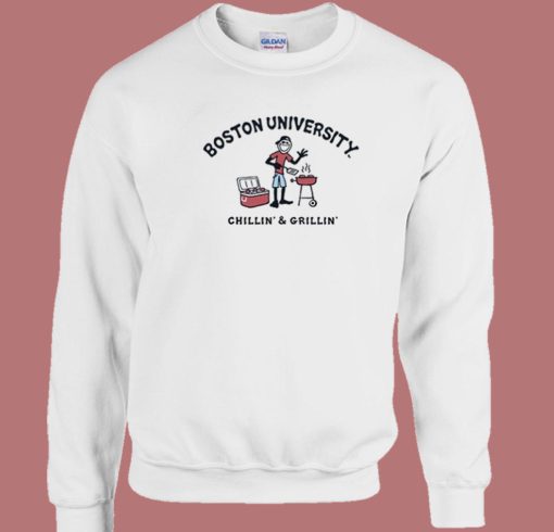 Boston University Chillin And Grillin Sweatshirt