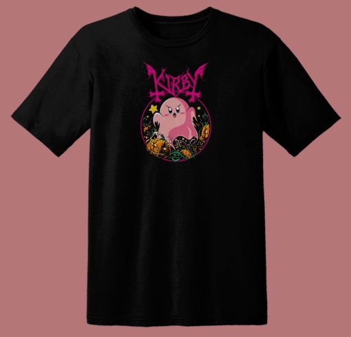 Pink Ghost Kirby T Shirt Style