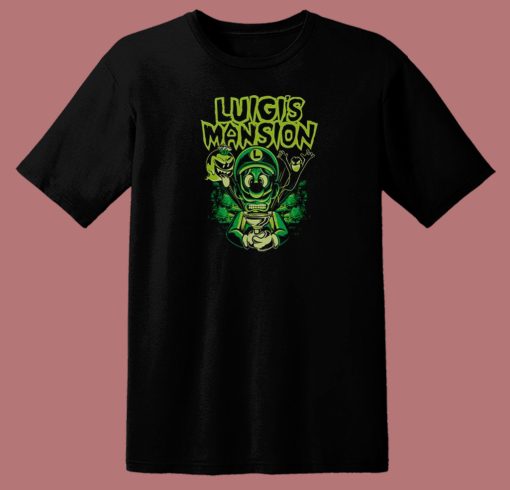 Sweet Screams Luigi Mansion T Shirt Style