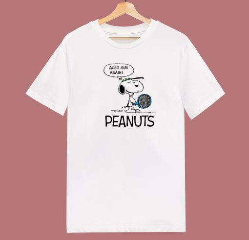 Aced Him Again Peanuts Snoopy T Shirt Style