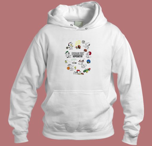 Snoopy Peanuts Sports Hoodie Style