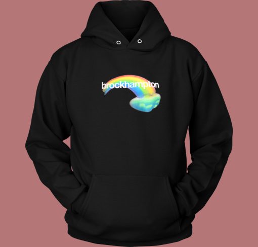 Brockhampton Rainbow 80s Hoodie Style