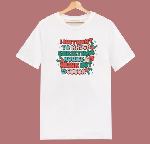 I Just Want To Watch Christmas 80s T Shirt Style