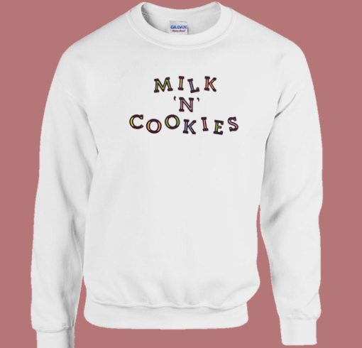 Milk N Cookies Unisex 80s Sweatshirt