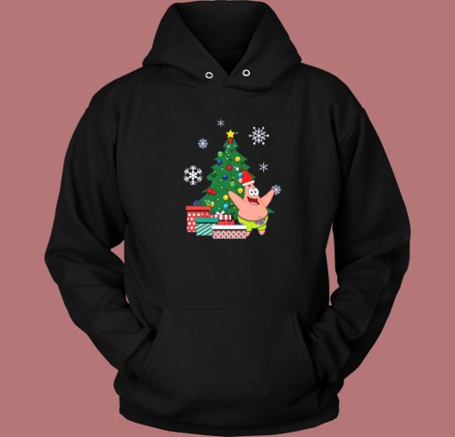 Patrick Around Christmas Tree Hoodie Style