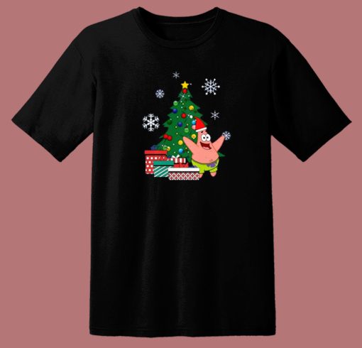 Patrick Around Christmas Tree T Shirt Style