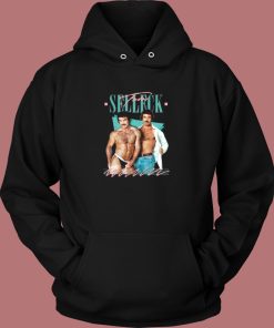 Tom Selleck Sexy 80s Hoodie Style