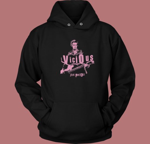 Vicious Sex Pistols 80s Hoodie Style