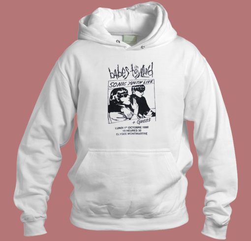 Babes Sonic Youth Live Hoodie Style