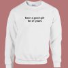 Billie Eilish Been A Good Girl Sweatshirt