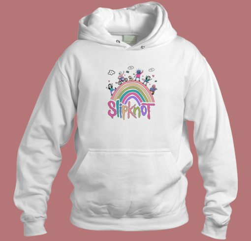 Cute Slipknot Cartoon 80s Hoodie Style